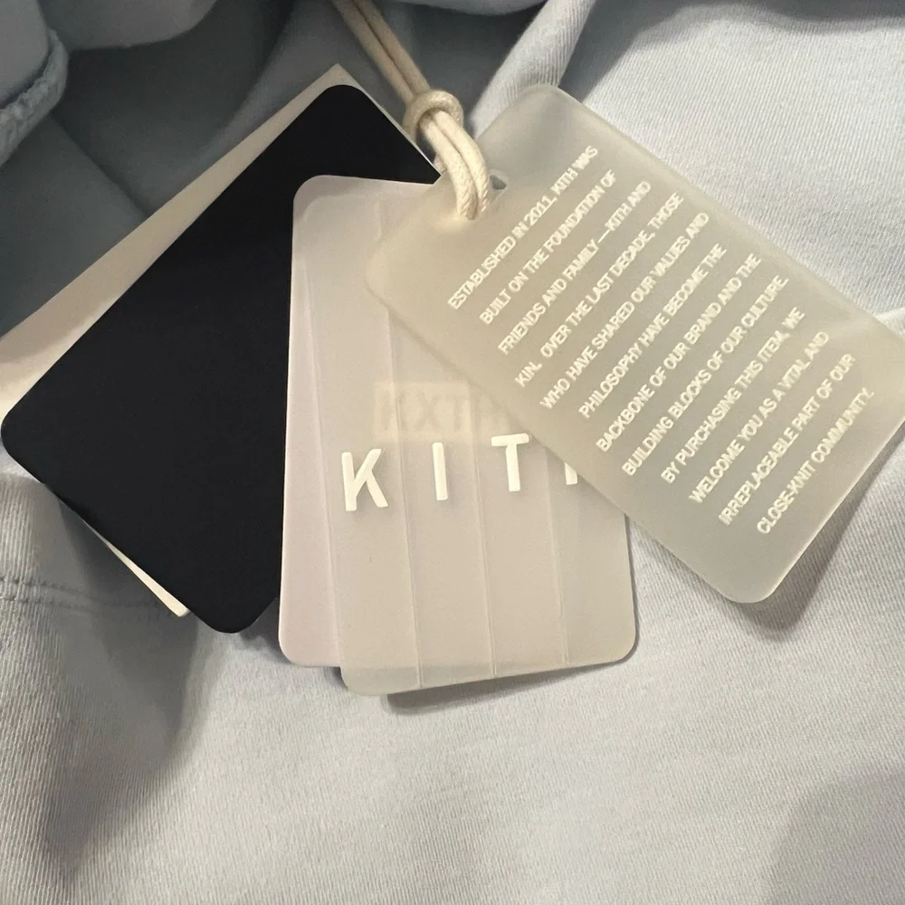 KITH Men Crystal Wash Turtleneck- Avalanche - Picture 5 of 6